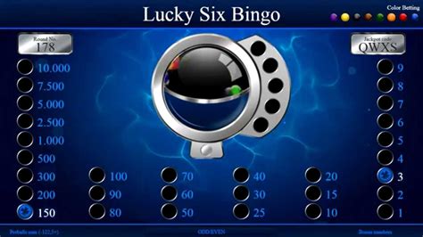 my lucky six bingo